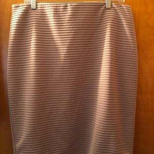 Charlotte Russe tan pencil skirt